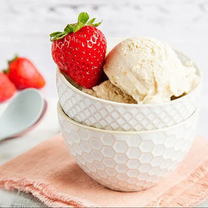 Kokosriekstu un baltā miso saldējums