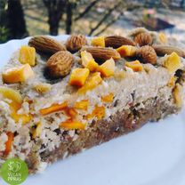 Delikatese ar kaltētiem mango (necepta kūka)