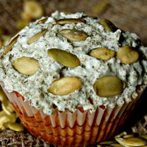 Кексы с тыквенными семечками