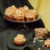 Banaani- ja maapähklivõi koogikesed