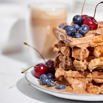 Grikių vafliai (be glitimo)