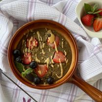 Жареная овсяная каша