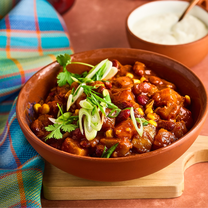 Chilli sin carne ar ķirbi