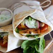 Tortillad kana ja Tzatziki kastmega