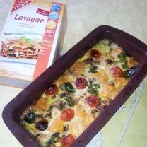 Vegetariška lazanija be glitimo