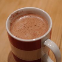 Горячий шоколадный напиток с фундуком без сахара