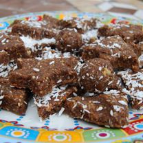 Сладости с порошком рожкового дерева