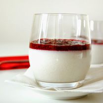 Veganiška panna cotta