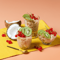 Ryžių pudingas „Kheer“ su džiovintais vaisiais