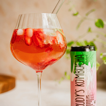 Zemeņu un Kombuča limonāde