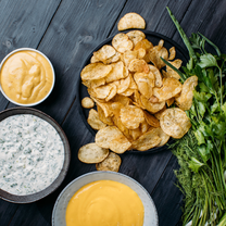 Vegan dipikastmed kartulikrõpsude jaoks