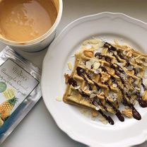 Десертные овсяные вафли