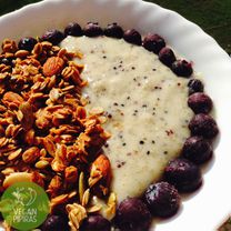 Очень сытное мороженое из киноа