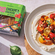 Plakto tofu užtepėlė su pomidorais