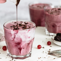 Marjane piimakokteil jõhvika šokolaadiga