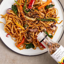 Teriyaki Udon nuudlid köögiviljadega