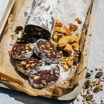 Itāļu šokolādes salami (Salame di Cioccolato)