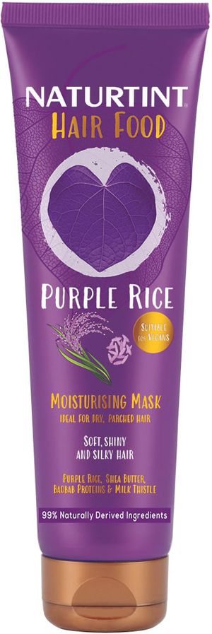 Plaukus drėkinanti kaukė HAIR FOOD PURPLE RICE