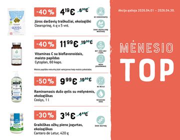 TOP didžiausios balandžio mėnesio nuolaidos | Akcija