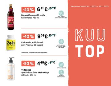 Novembri suurimad soodustused | Kampaania