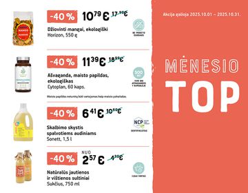 TOP didžiausios spalio mėnesio nuolaidos | Akcija