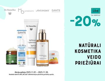 -20% veido priežiūros priemonėms | Akcija