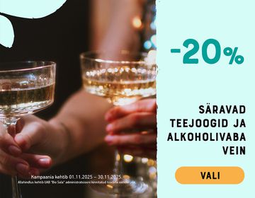 –20% allahindlus kihisevatele jookidele! | Soodusmüük