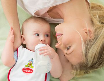 Kūdikių maistui – 100 metų patirtis ir švariausias Alpių karvių pienas