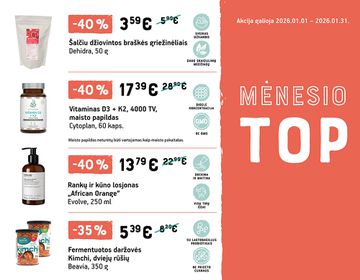 TOP didžiausios sausio mėnesio nuolaidos | Akcija
