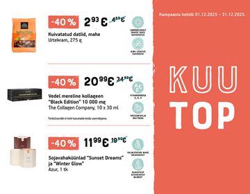 Detsembri TOP suurimad allahindlused | Kampaania