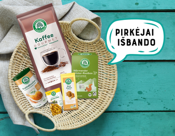 PIRKĖJAI IŠBANDO ekologiškus „Lebensbaum“ produktus: arbatą, kavą, prieskonius!