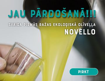 Novello extra virgin olīveļļa no jaunās ražas!
