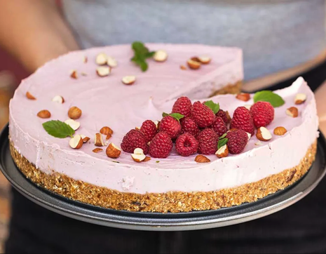 Vaarika ja india pähkli kook