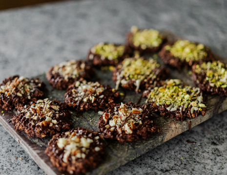 Kakaviniai avižiniai sausainiai be glitimo