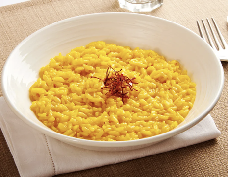 Risotto sparglitega ja safraniga