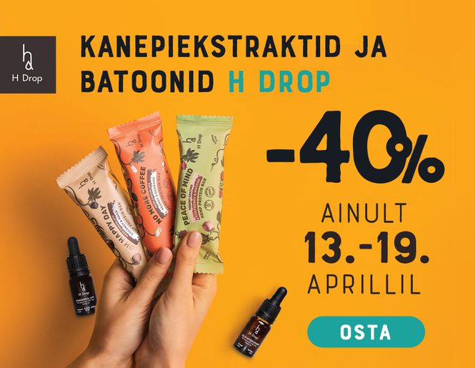 -40% H Drop kanepitoodetele | Pakkumine