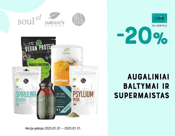 -20% nuolaida supermaistui | Akcija