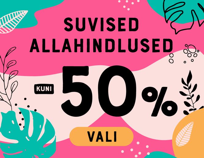 Suvised allahindlused kuni -50%