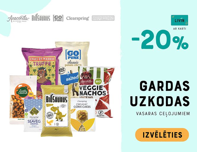 Gardas uzkodas vasaras izbraucieniem | Akcija