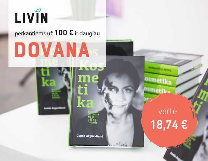 DOVANA – knyga apie kosmetiką | Akcija