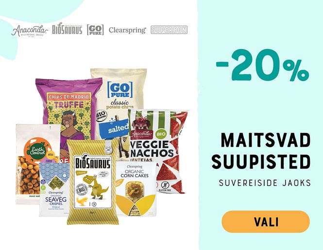 Maitsvad suupisted suviste reiside jaoks | Allahindlus