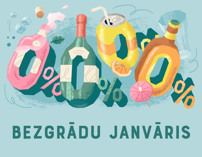 „Bezgrādu janvāris” – mēnesis bez alkohola