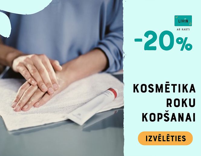 -20% roku kopšanas līdzekļiem | Akcija