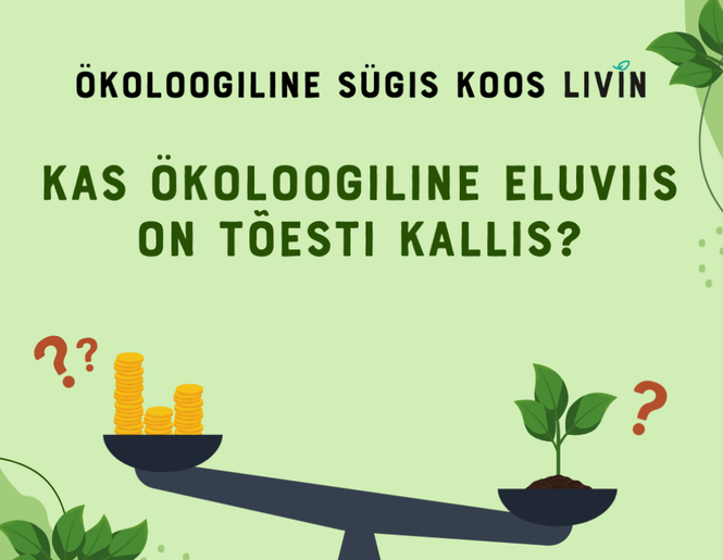 Müüt või tõde: ökoloogiliste toodete ostmine = kallis?