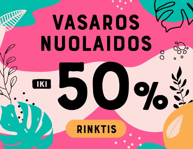 Vasaros nuolaidos iki -50%