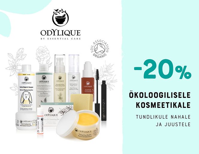 Odylique ökoloogiline kosmeetika -20% | Pakkumine